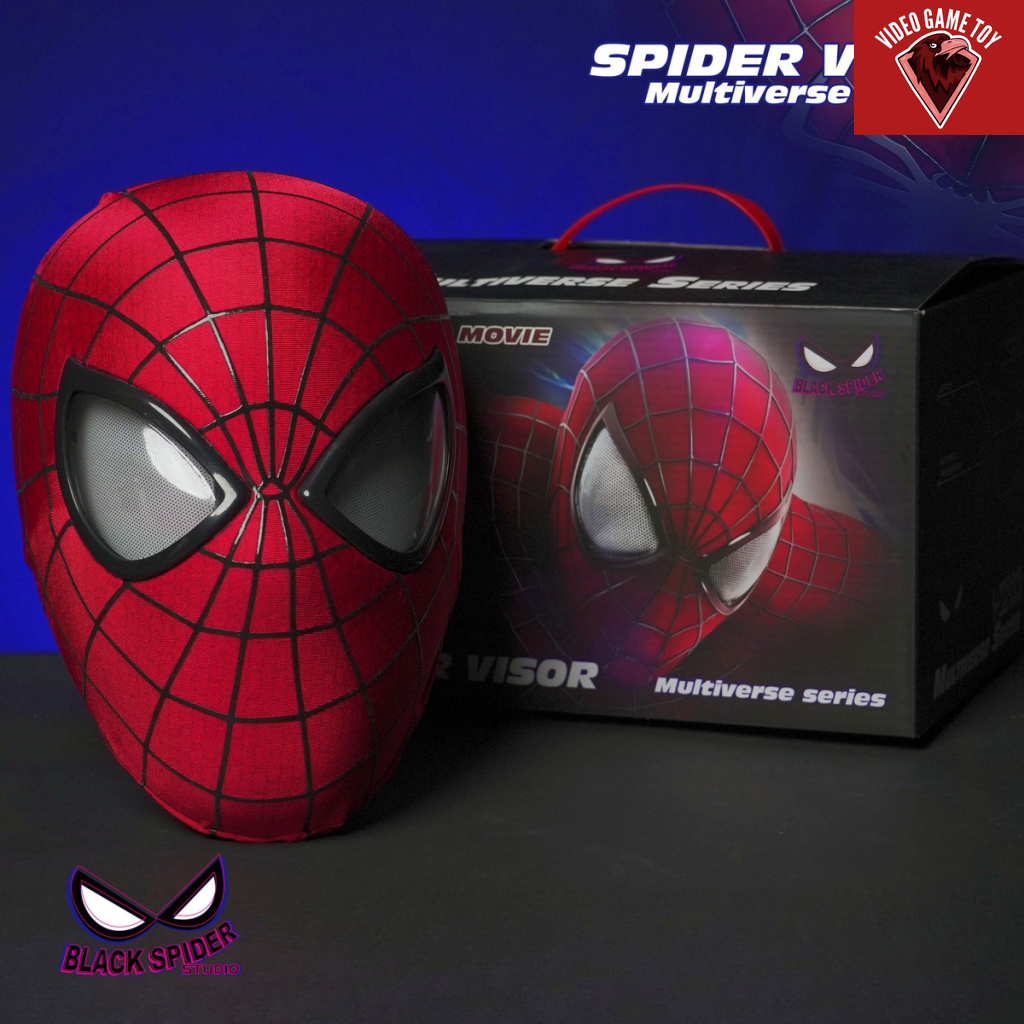 Black Spider Studio Marvel 1/1 Wearable Helmet SpiderMan Can blink